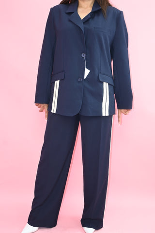 NAVY PANT SET