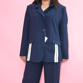 NAVY PANT SET