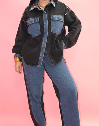 2 COLORS DENIM SET