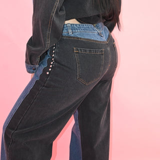 2 COLORS DENIM SET