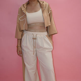 CONTRAST NUDE SET