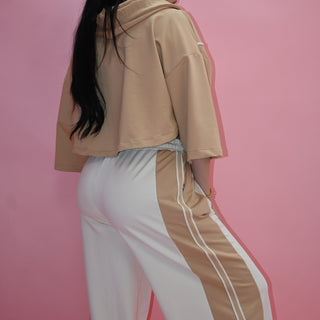 CONTRAST NUDE SET