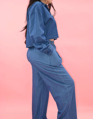 SOLID DENIM SET