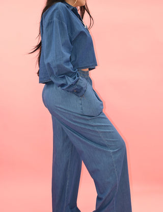 SOLID DENIM SET