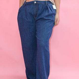 PLIEGUES DENIM JEANS