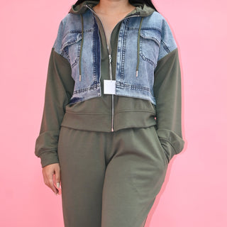 DENIM CONTRAST SET