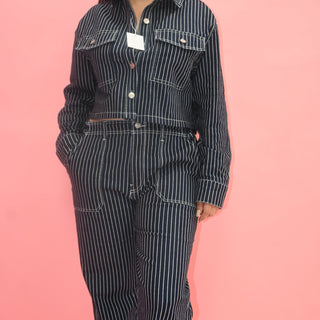 STRIPE DENIM SET