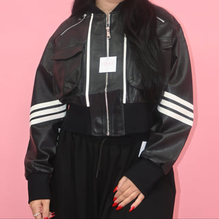 BOMBER BLACK JACKET