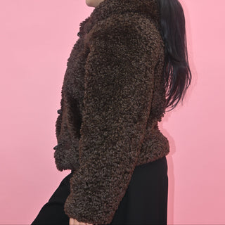 FUR BROWN COAT