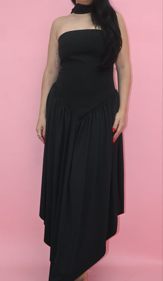 MIDI BLACK DRESS