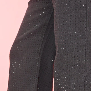 BLACK RHINESTONE JEANS