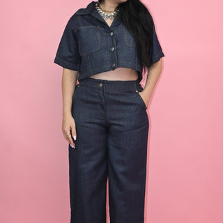 CROP DENIM SET