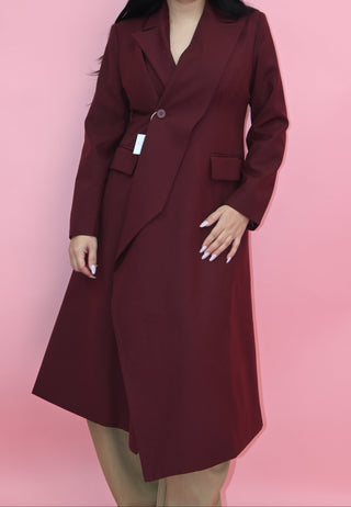 WINE LONG COAT