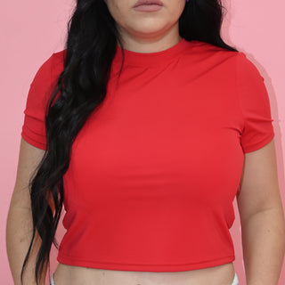 CROP LICRA TOP