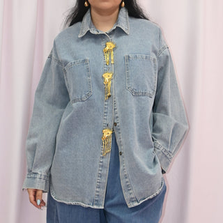 BROCHES DENIM SHIRT