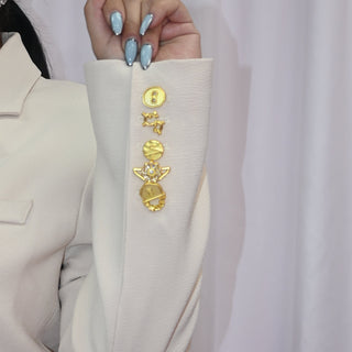 GOLD BUTTON COAT