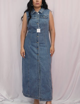 MAXI DENIM DRESS