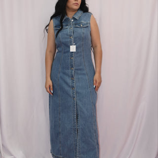 MAXI DENIM DRESS