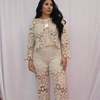 ENCAJE NUDE SET