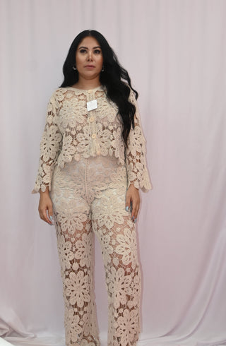 ENCAJE NUDE SET