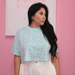 CRYSTALES CROP TOP