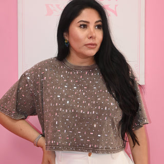 CRYSTALES CROP TOP