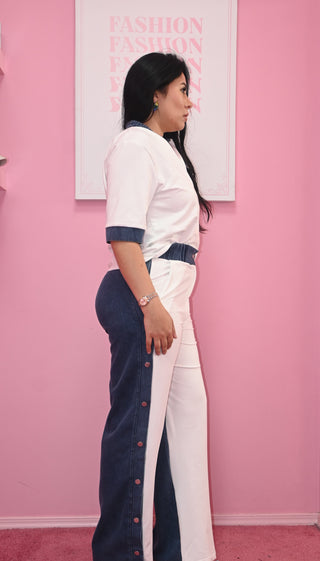 2 COLOR PANT SET