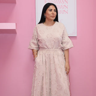 NEUTRAL SKIRT SET