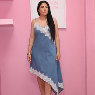 ENCAJE DENIM DRESS