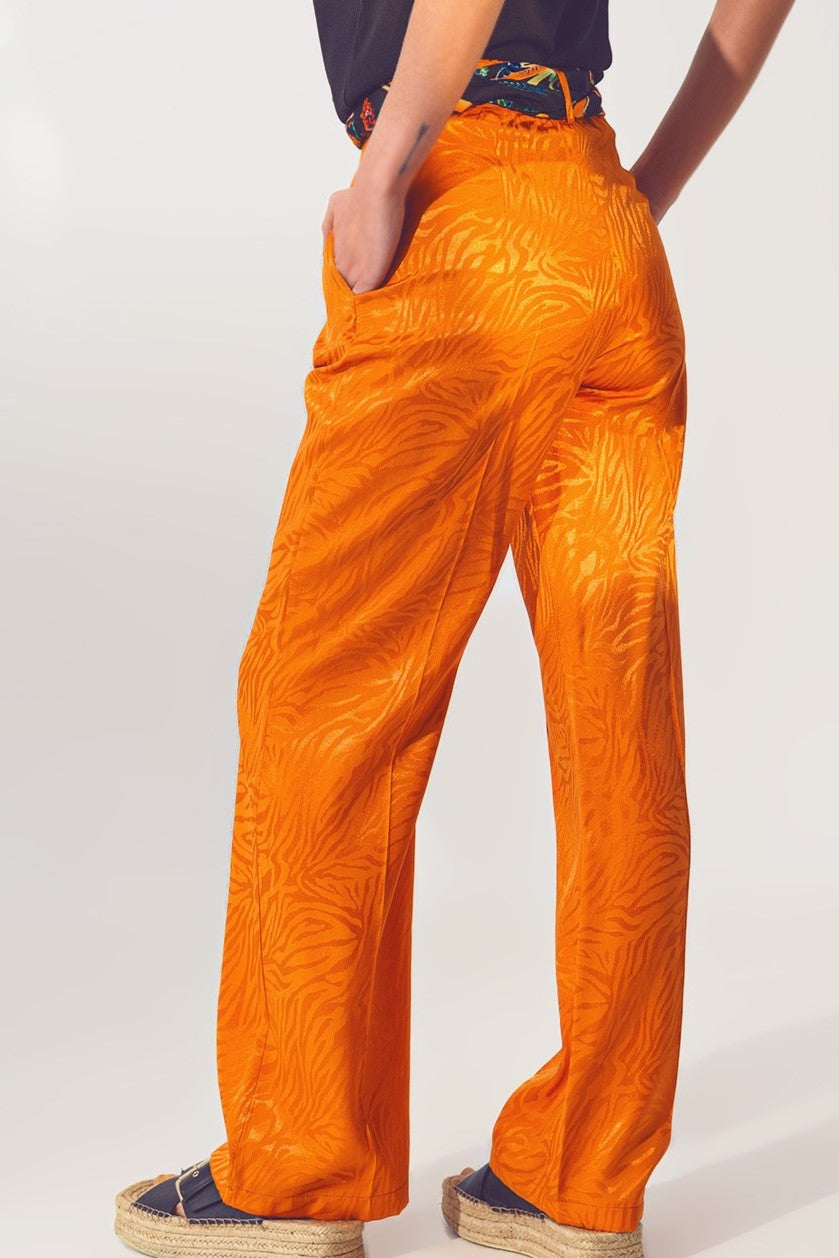 ZEBRA ORANGE PANT