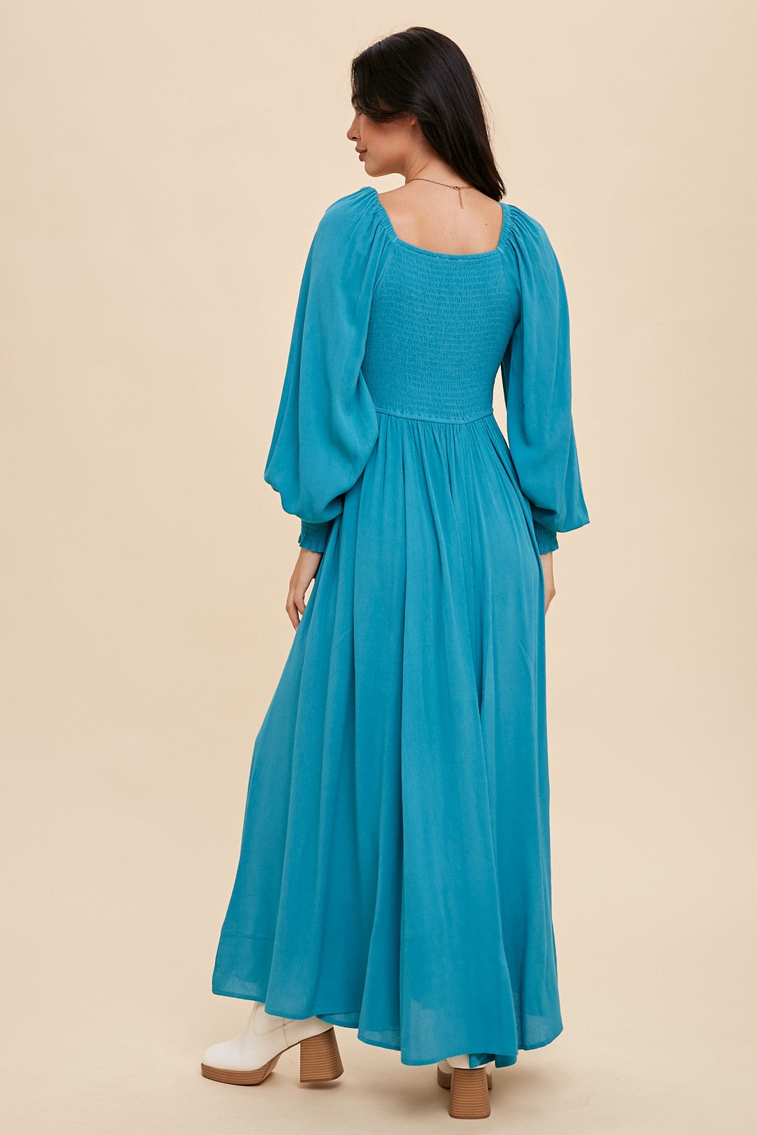 FLARED MAXI DRESS