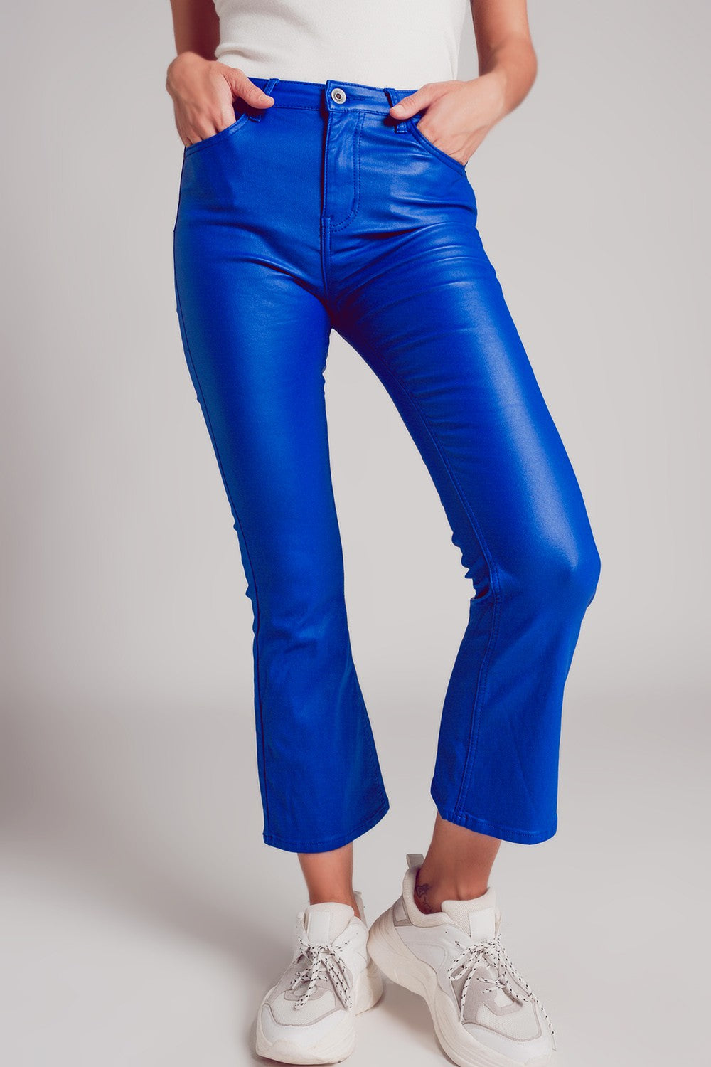 METALIC BLUE PANT