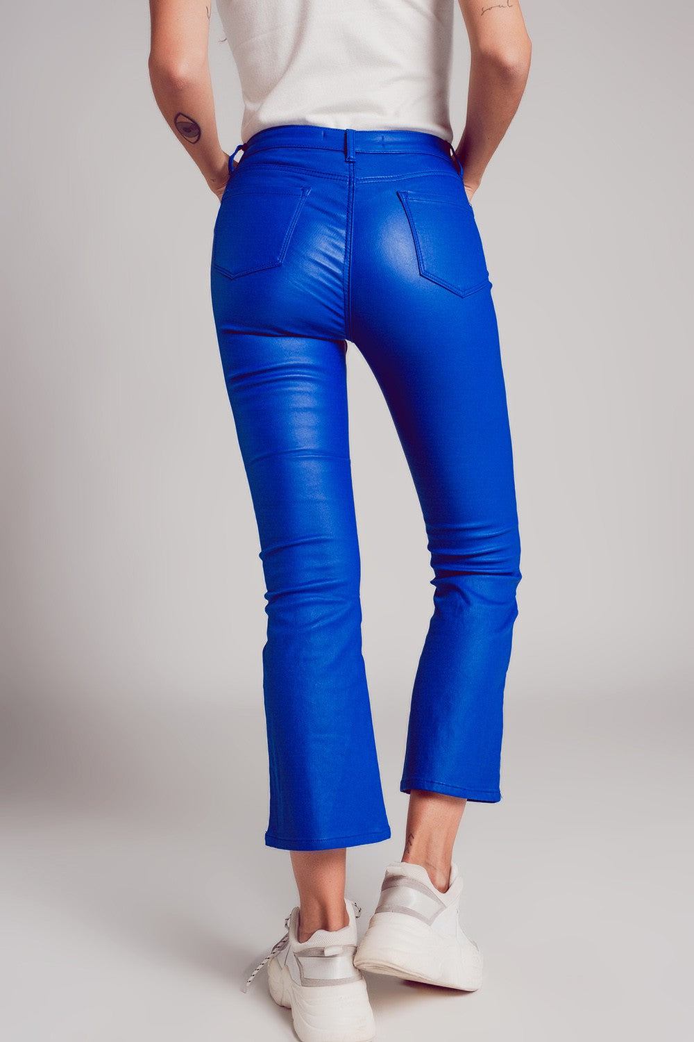 PANTALÓN AZUL METALICO