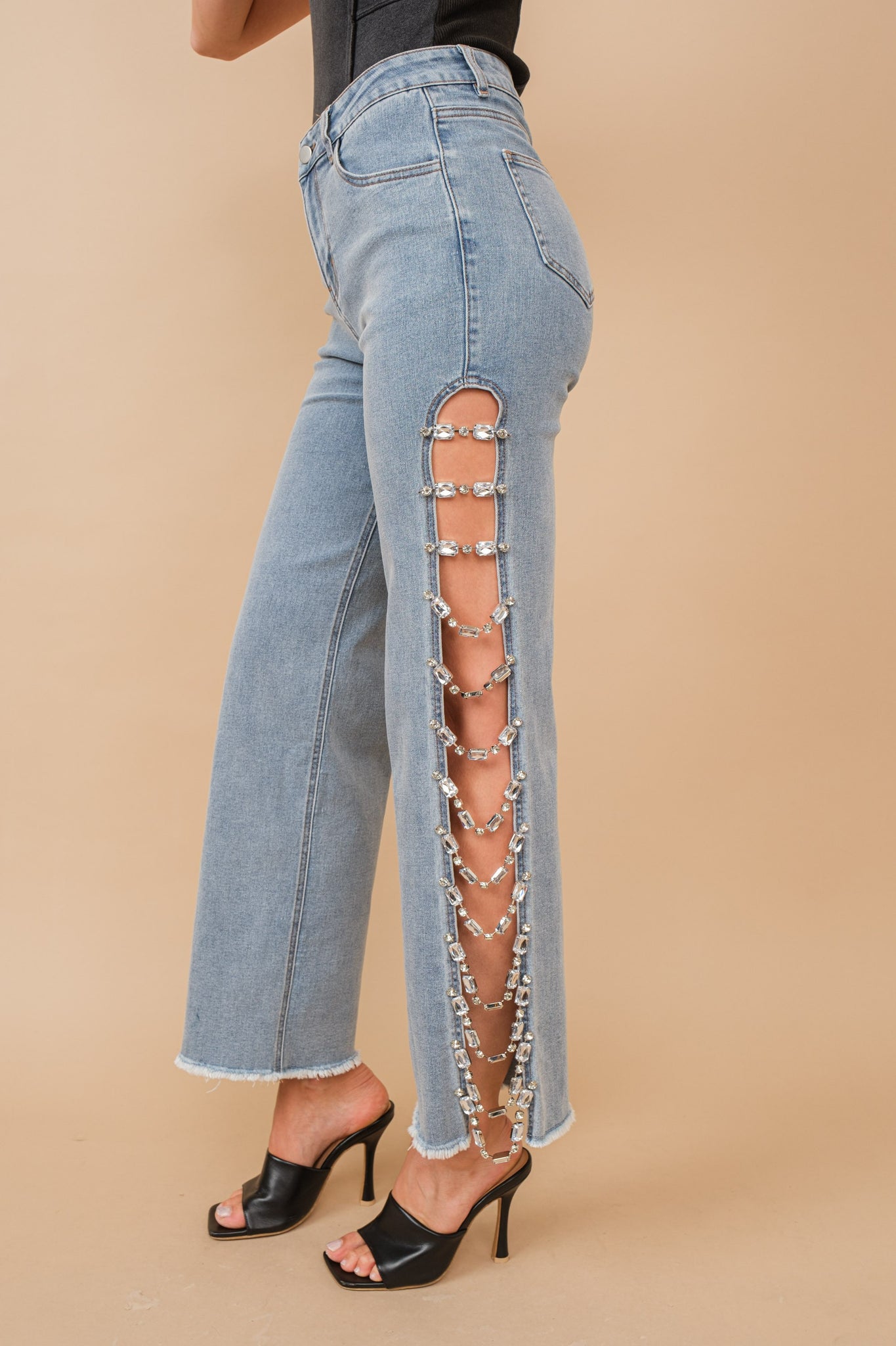 JEANS GRANDES CON CRISTAL