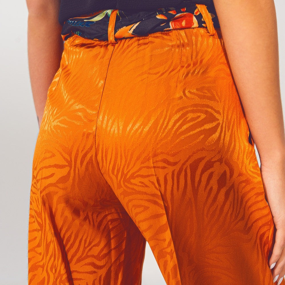 ZEBRA ORANGE PANT