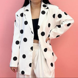 WHITE DOT COAT