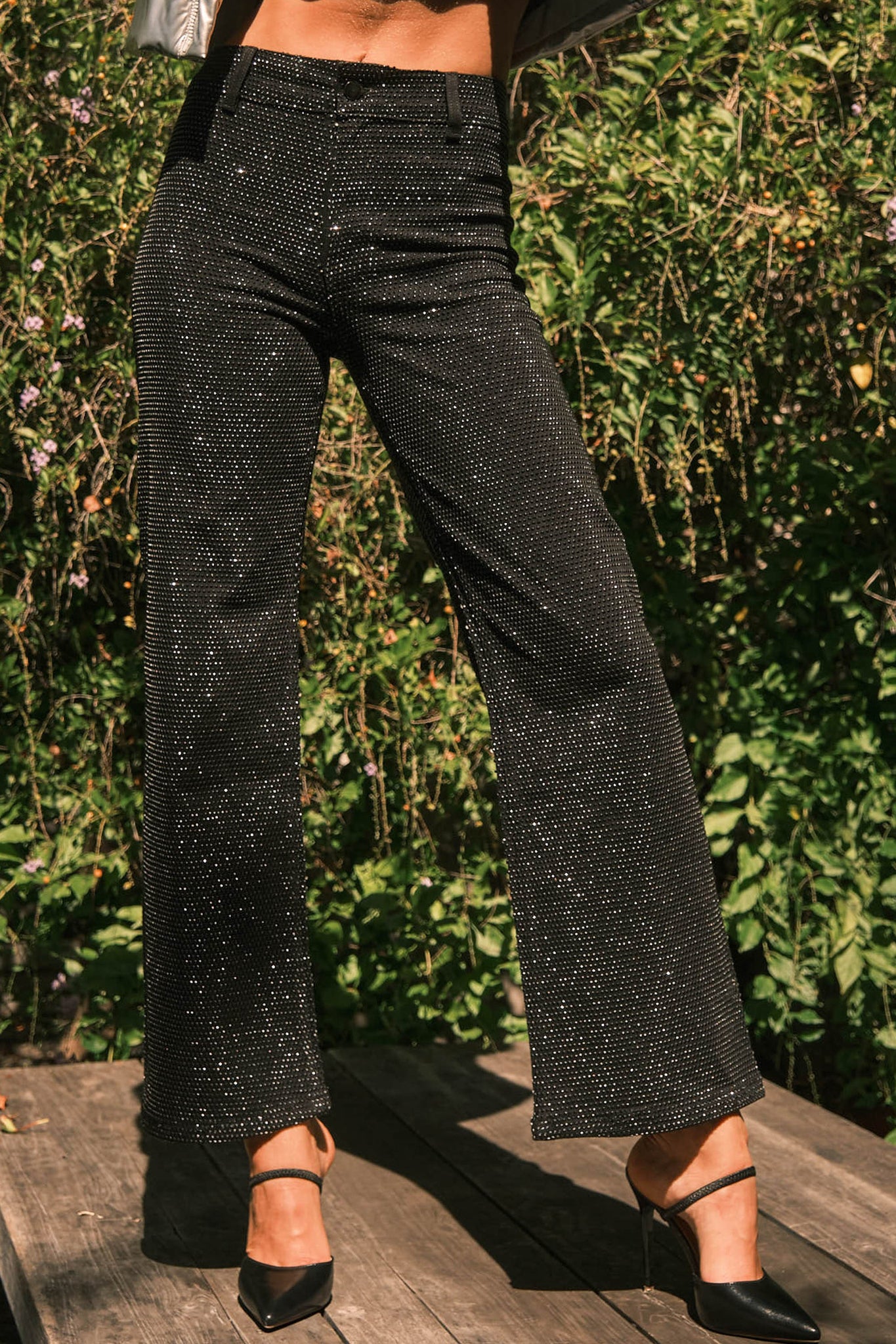 JEANS DE CRISTAL NEGRO