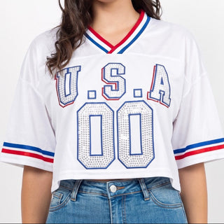 USA CROP TOP