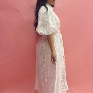 WHITE MAXI DRESS