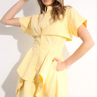 SLEEVE MINI DRESS