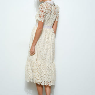PEARL COLLAR DRESS