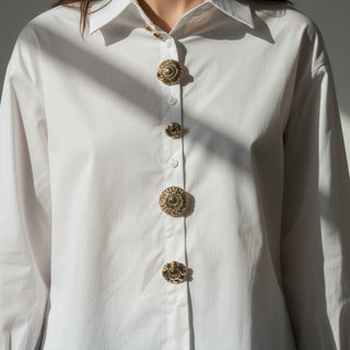 GOLD BUTTONS BLOUSE