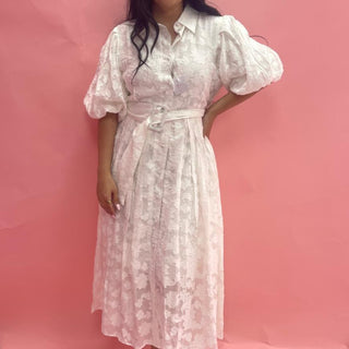 WHITE MAXI DRESS