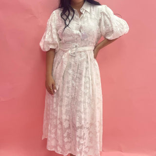 WHITE MAXI DRESS
