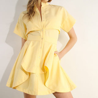 SLEEVE MINI DRESS