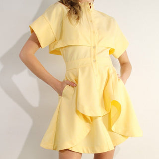 SLEEVE MINI DRESS
