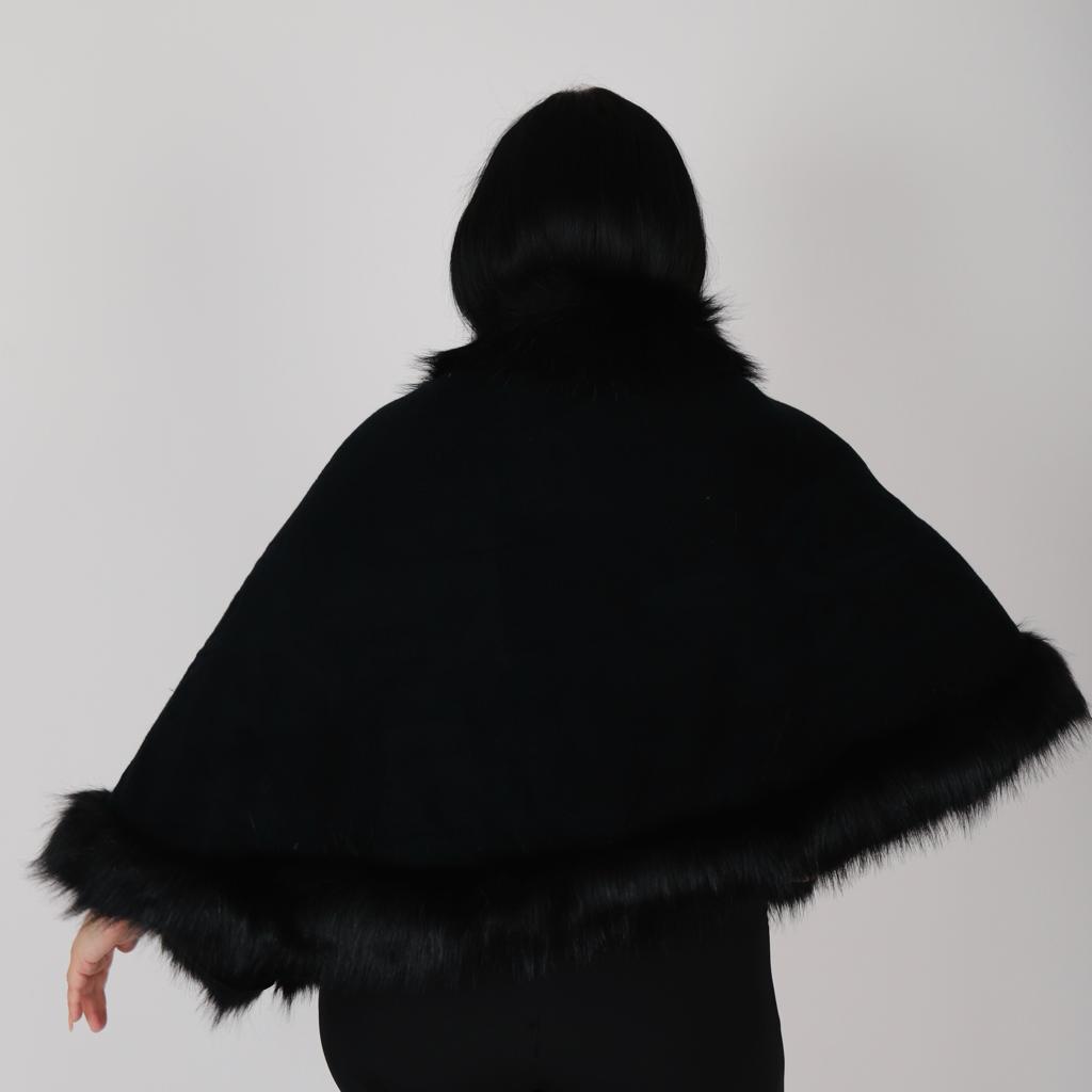 BLACK PONCHO