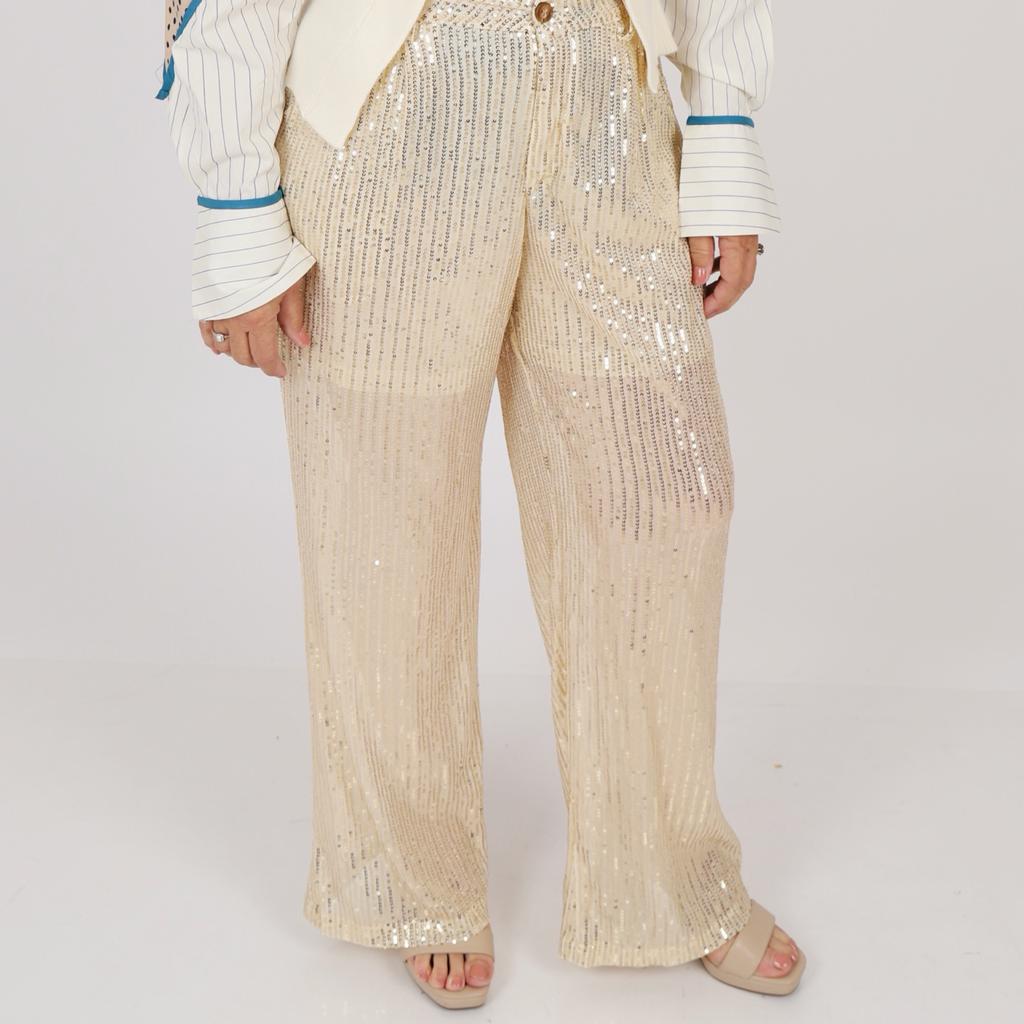 GOLD SEQUIN PANT